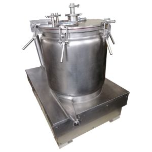 Cheap Manual CBD Oil Solvent Extraction Centrifuge / Vertical Biomass Centrifuge for sale