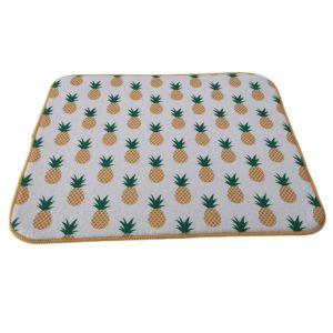 Double Sides Microfiber Dish Drying Mat Printing Designs