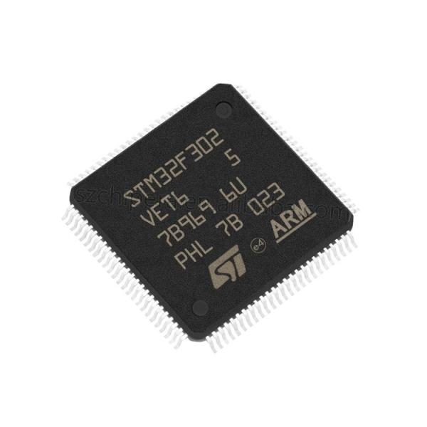 Quality In Stock Microcontroller MCU 32-bit ARM Cortex M4 RISC 512KB Flash 2.5V/3.3V 100-Pin LQFP Tray STM32F302VET6 wholesale