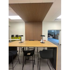 Linear Maple Veneer Tongue And Grooved Soundproofing Slat Wall Ceiling Acoustic