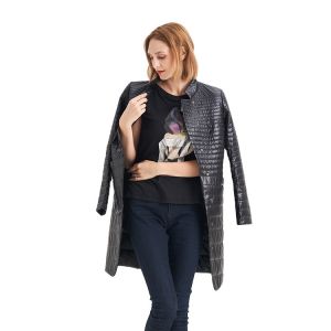 China FODARLLOY 2022 hot sell big tall plus size for ladies warm hooded cotton-padded clothes women slim winter long down jackets on sale