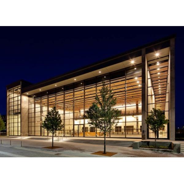 Quality Light Weight Structural Curtain Wall , Curtain Wall Glazing System For Library wholesale