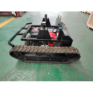 Remote Control Robotic Lawn Mower Four Wheel Working Fast Weeding