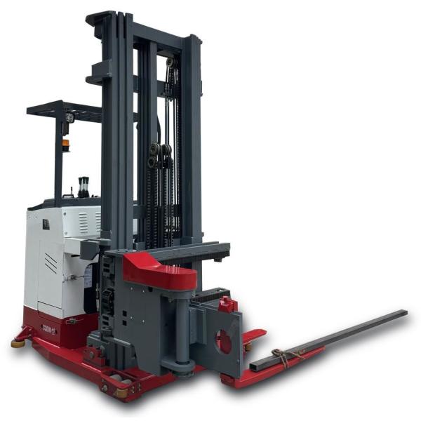 1t 1.5t 3-Way Pallet Stacker VNA Forklift Trucks with 180 Degree Rotation Narrow