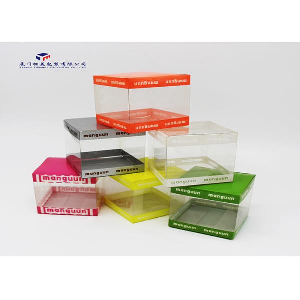 Super Clear Small Plastic Packaging Boxes, Plastic Retail Boxes Square Shape