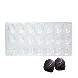 Handmade Custom Chocolate Molds Transparent Polycarbonate Chocolate Mold