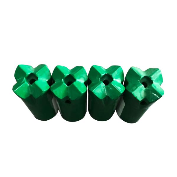 32mm Carbide Tapered Cross Drill Bit For Small Hole Rock Drilling