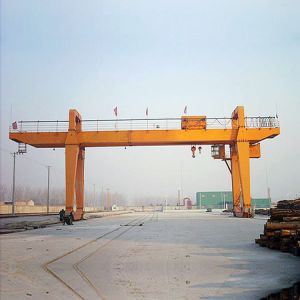 Cheap Box Type 5~50/10t MG Type Electric Double Girder Gantry Crane with Hook for sale