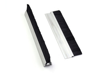 Quality PP Bristle Aluminium Door Bottom Brush Sweep Weather Stripping Brush wholesale