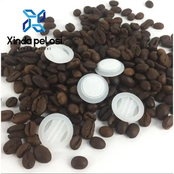 Quality Recyclable One Way Degassing Valve Coffee Bags For Air Exhaust Coffee Bean Packaging wholesale