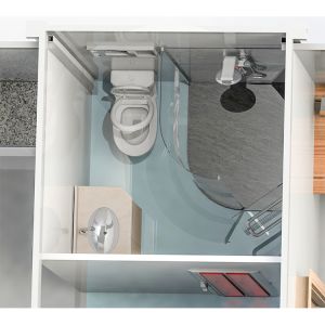 Customizable 40ft Expandable Container House With Gypsum Board Covering 20ft