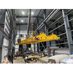 Electric Double Girder Overhead Crane Hoist Traveling For Warehouse