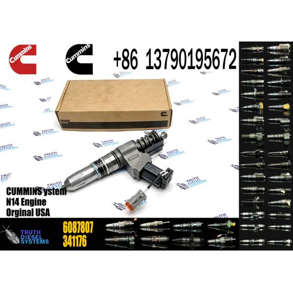 Quality QSN14 N14 Engine Fuel Injector 3411381 6087807 3411385 3087560 for Cummins Injector wholesale