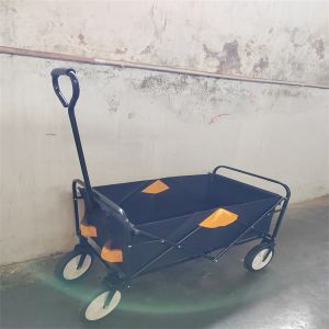 Four Wheel Collapsible Wagon Cart Large Capacity Foldable Garden Trolley