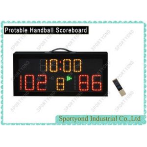 Cheap LED Protable Handball Scoreboard Display With IR Controller and Time Display for sale