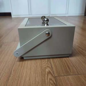 Stainless Steel Handle Safe Deposit Box Portable Vault Safe Locker