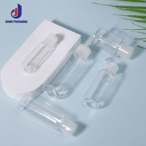 Custom Plastic Cosmetic Bottles Oval Face Cream Bottle Empty Packaging