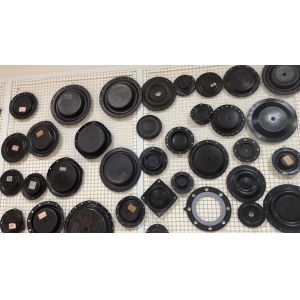 Customized Smooth Round Pneumatic Valve Diaphragm 0.5 - 2.5Mpa Pressure Range