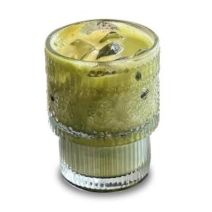 Transparent Coffee Ripple Glassware Ribbed Glass Cups Whiskey Juice Drinking