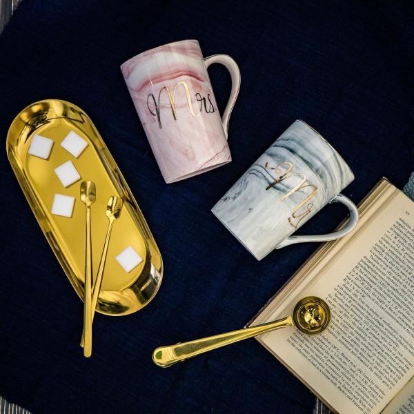 Quality 2 Pack 14Oz Personalised Mr And Mrs Mugs Set Dishwasher Safe wholesale