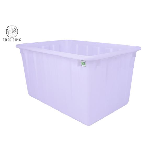 Quality Large Rectangular Plastic Bin Boxes For Recycled Storage W90 Injection Solid wholesale