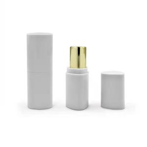 Cosmetic empty pantone color lipstick tube refillable lip balm container