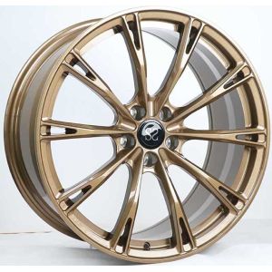 China 20x9.0/ET32/21/5x112/66.6 Gloss Bronze Custom 1-PC Rims for Audi allroad C7 on sale