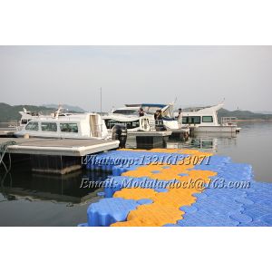 Plastic hdpe floating jetty for marine