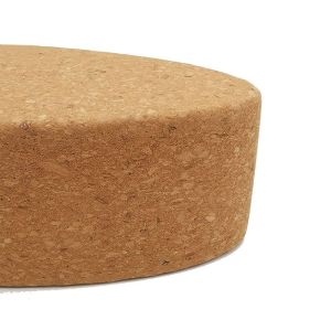 Natural Egg Oval Cork Blocks Yoga Bricks for supporting stabilizing aligning
