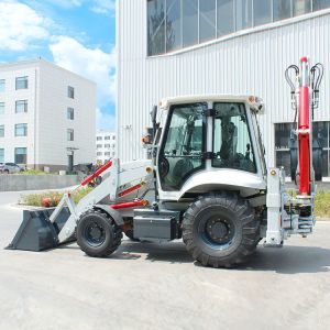 Cheap New Construction Equipment Mini 4x4 Wheel Loader Articulated Backhoe Loader Diesel Wheel Backhoe Excavator Loader for sale