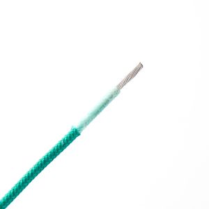 Electric UL3075 Silicone Rubber Insulation Fiberglass Braided Wire For Lighting