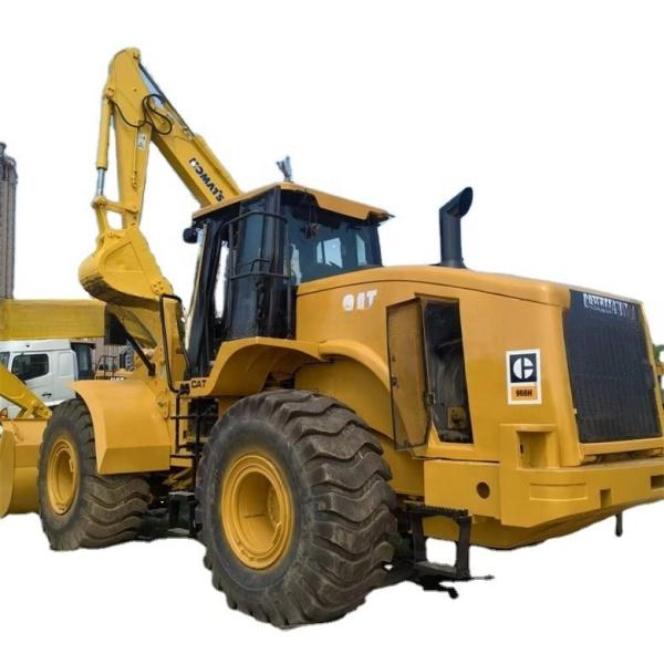 24 Ton Used 966H Cat Original Wheel Loaders from Japan in Low Working Hours for