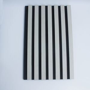 Recycled Soundproof Timber Slatted Walls , Moistureproof Acoustic Slat Wall