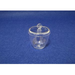 25ML Clear Fused Quartz Crucible With Cover Custom Service Available