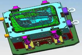 China OEM Automotive Plastic Mould NAK80 Automobile Door Panel Mold on sale