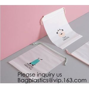 Compostable Biodegradable Matte Gift Drawstring Reusable Eco-Friendly Waterproof
