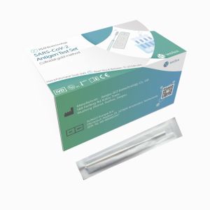 Cheap 99% Accuracy Factory price SARS-CoV-2 Antigen Test Set Nasopharyngeal Swab 10 test/box for sale