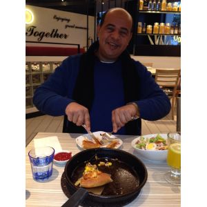 acrylic shower tray making skills training--customer from Egypt