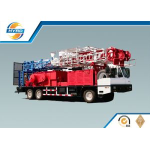 Cheap 30t Conventional Hydraulic Workover Rig , Oil And Gas Drilling Equipment for sale