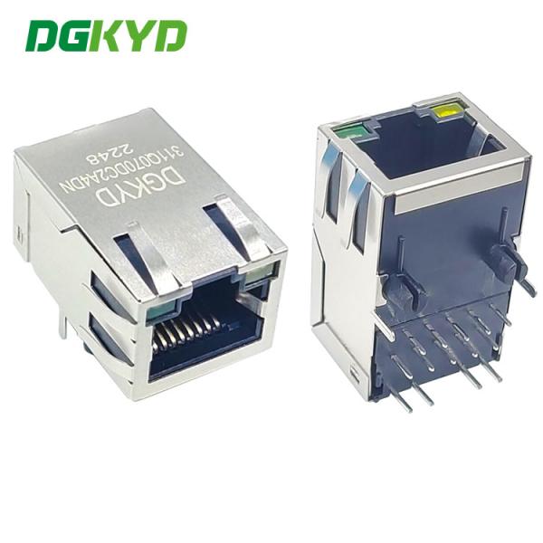 DGKYD311Q070DC2A4DN 25.4mm Network Interface Connector Single Port Gigabit