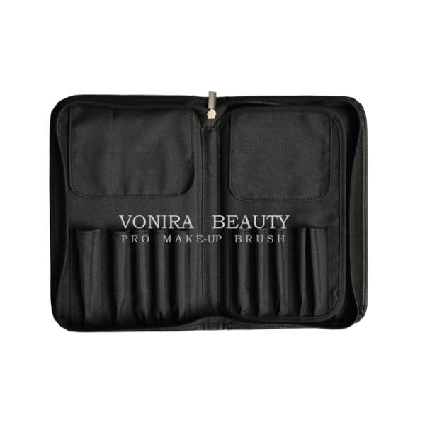 Comfortable Folding Makeup Bag 20 Pockets Travel Zip Toiletry Storage