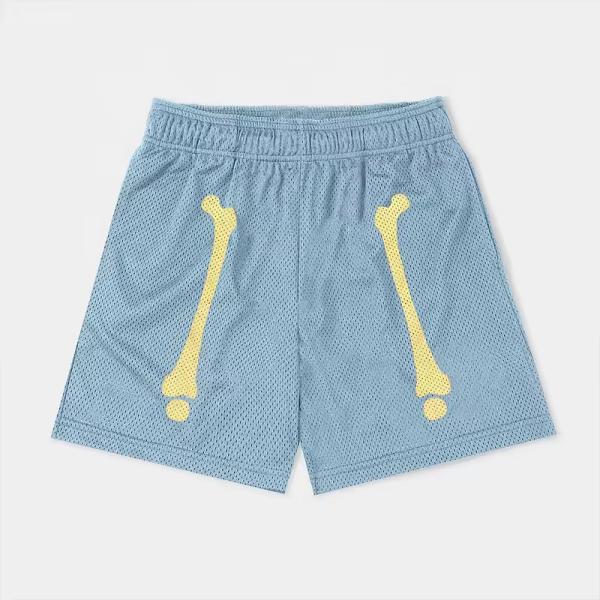 Custom Summer Breathable Shorts Skull Print Logo Clothing Manufacturer