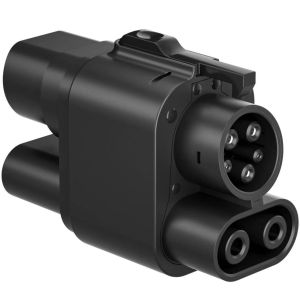 32A EV Charger Adapter for Fast Charging Station SAE J1772 IEC62196 CCS2 to CCS1