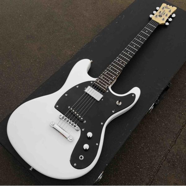 Custom JR The Ventures Guitar Mosrite Model Metallic Electric Guitar in Blue