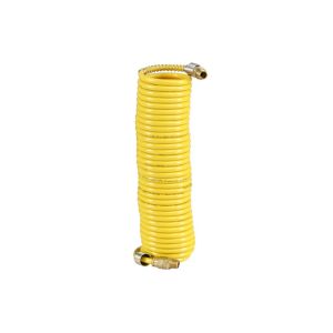 300psi with 1/4" hose diameter NYLON COIL HOSE with 1year limited warranty