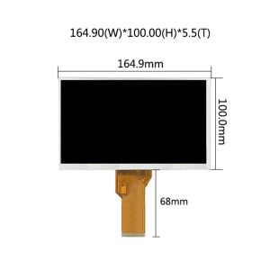 ODM 7 Inch LCD Screen TFT LCD Displays Panel 800*480 Resolution
