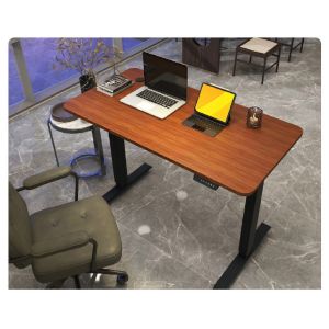 Cheap Wood Style Panel Standing Desk Counter for Custom Design Big Home Office Laptop Desk for sale