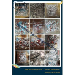 Auto a/c aluminum pipe fitting for hose Car A/C HOSE FITTINGS Aluminium joint