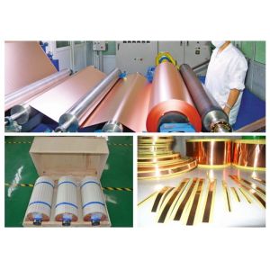 PCB / CCL Copper Foil Sheet , Min 1.20kg / Cm Peel Strength HA Copper Foil
