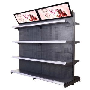 Cheap Factory custom color size metal cosmetics shelf shanghai supermarket shelves large shelves for store for sale